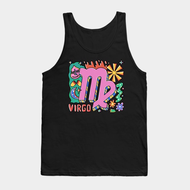 Virgo T-shirt Tank Top by mylistart